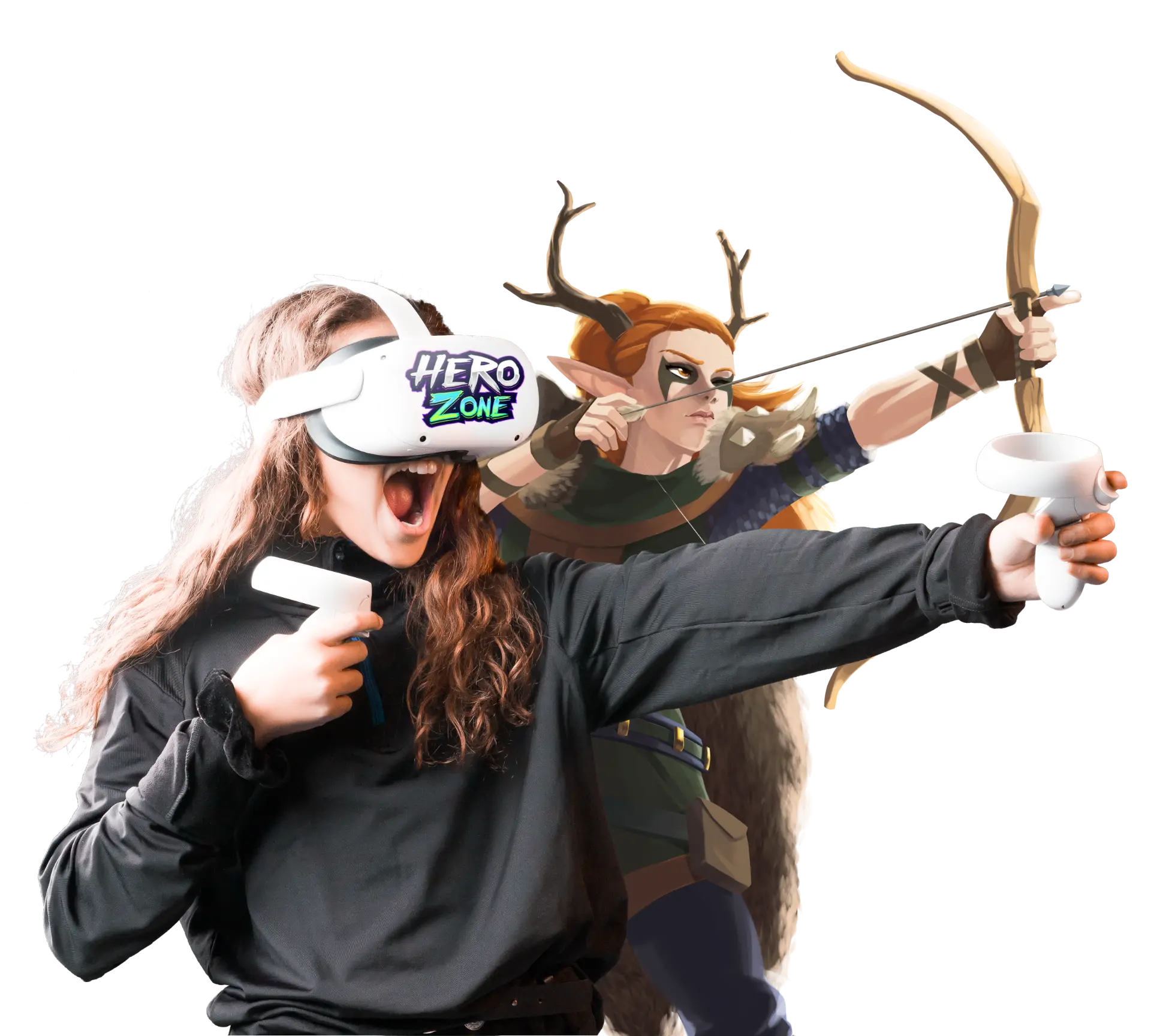 U fotos vr herozone actores arco chica